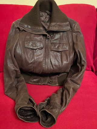 Cazadora  Piel Stradivarius T-L