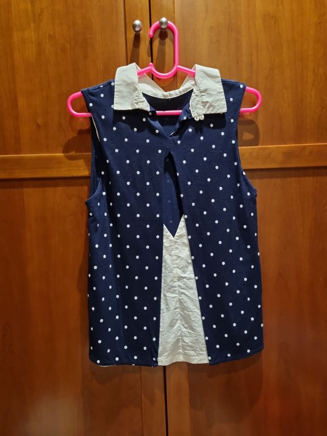 Camiseta lunares de zara