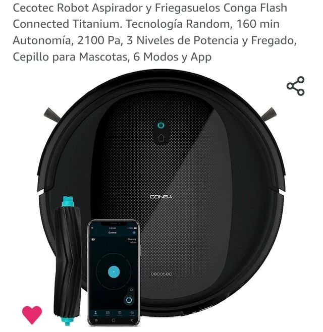 Sin estrenar aspiradora Conga flash conectec 