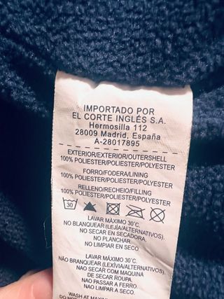 Chaquetón Plumas T-16