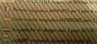 PORTAESKIS  magnetico a estrenar