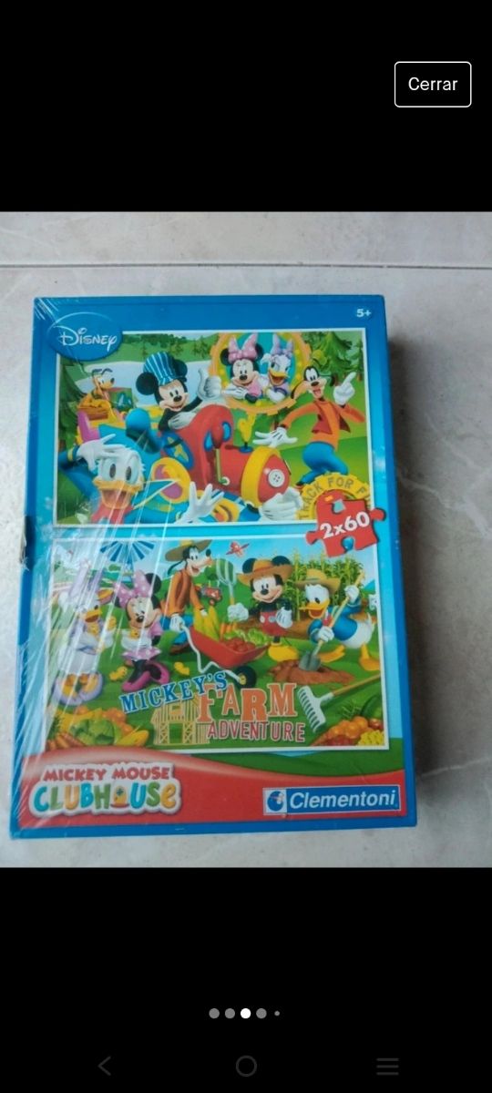 Puzzle de Mickey Mouse nuevo a estrenar