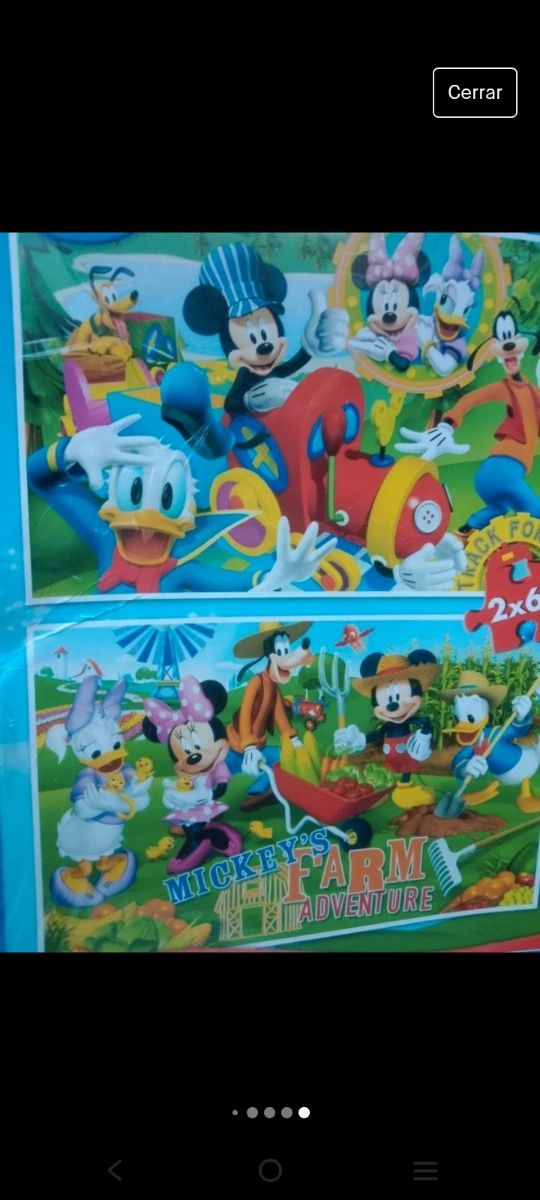 Puzzle de Mickey Mouse nuevo a estrenar