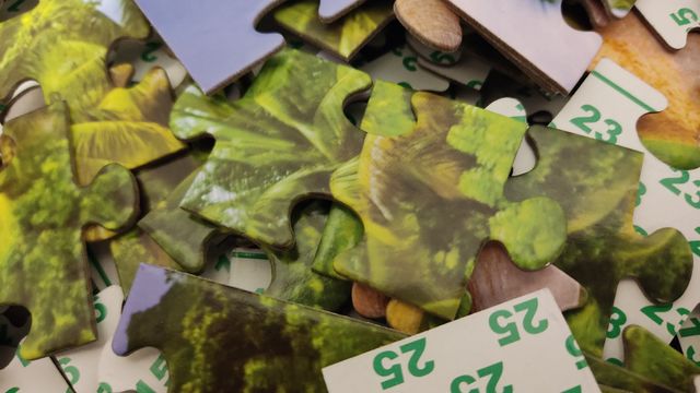 Puzzle 200 piezas elefantes (COMO NUEVO!)