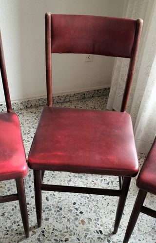 6 Sillas antiguas vintage 