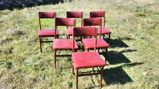 6 Sillas antiguas vintage 
