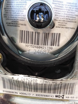 Airbag Conductor Citroen C3 I X-TR (Fase I f_24687