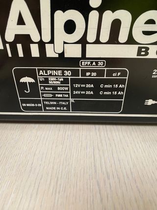 cargador baterias alpine 30 boost