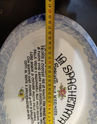 Pirofila in ceramica smaltata da portate