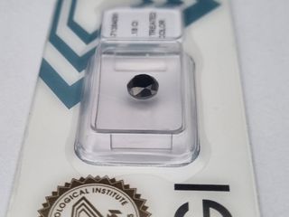 Diamante natural negro. 1.18 quilates