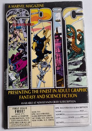 Marvel high adventures USA n°1 1984