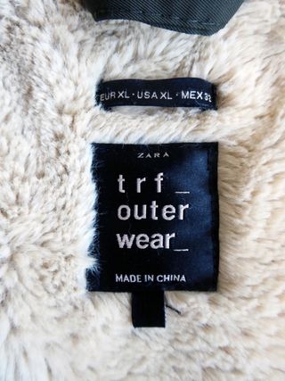 Parka mujer Zara talla XL