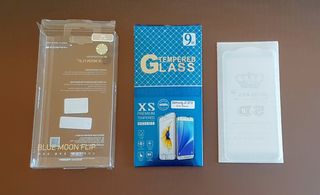 Vidro temperado película proteção ecrã Samsung