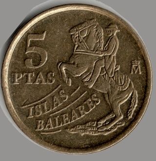 5 PESETAS DE 1997