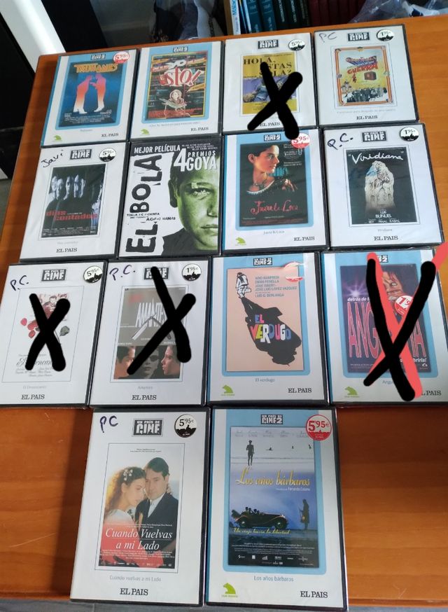Lote 29películas cine español a 1 €