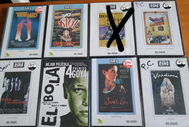 Lote 29películas cine español a 1 €