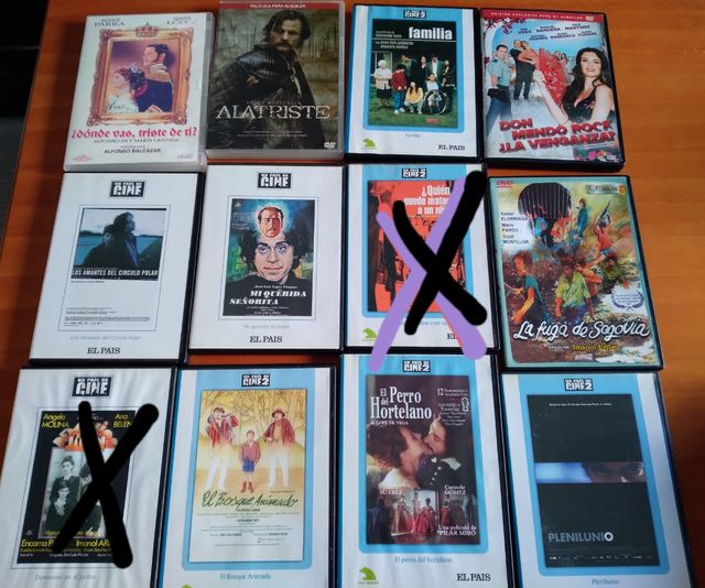 Lote 29películas cine español a 1 €