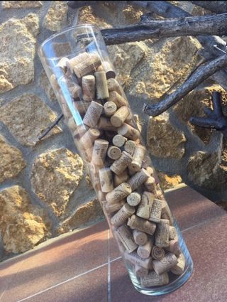 Jarron de cristal decorativo