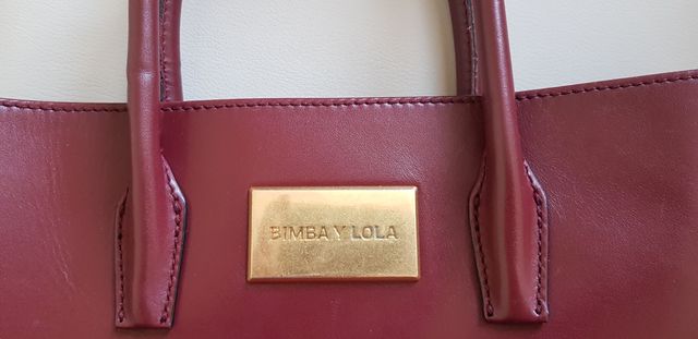 Bolso granate piel BIMBA Y LOLA