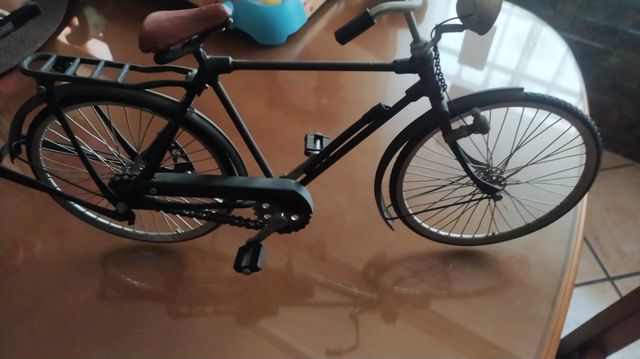 Maqueta bici antigua coleccion a escala