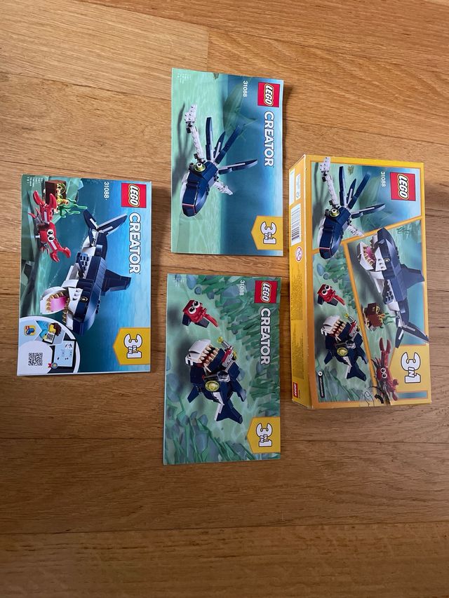 Lego Creator 31088 3 in 1 creature degli abissi
