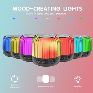 Altavoz de luz Nocturna, Lámpara de Mesa