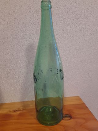 Botella antigua agua imperial 