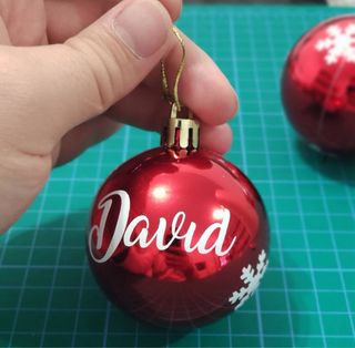 bola arbol navidad personalizada