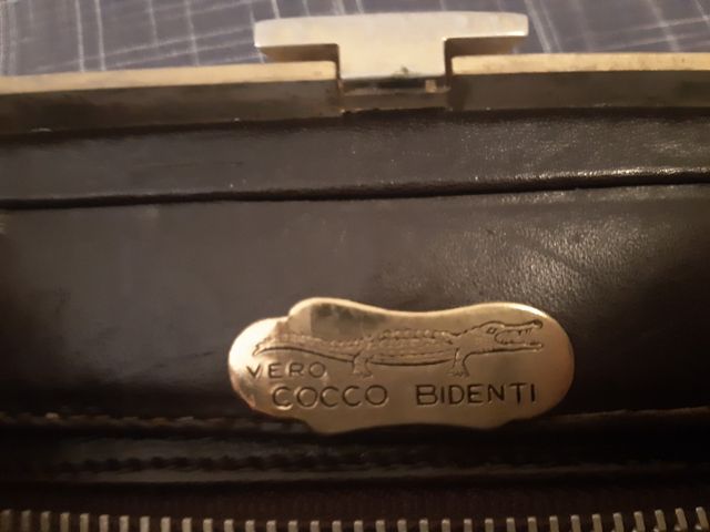 Borsa pelle pitone vintage