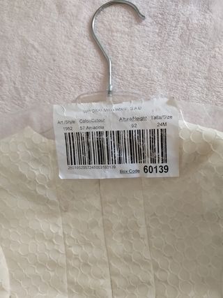 Vestito bianco cerimonia bambina 24 mesi