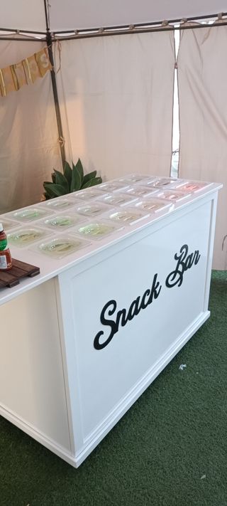 SE VENDE Barra Snaks Bar para Eventos Hecho a mano