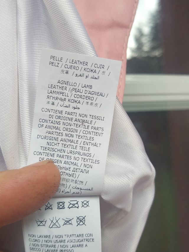 Chaqueta de cuero para mujer