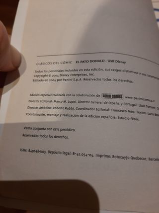 Libro comic Disney Colección