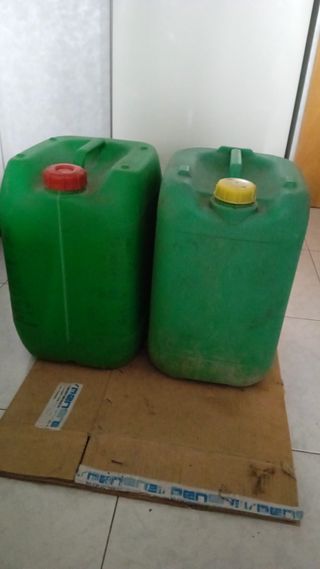 bidón rectangular apilable 20 litros