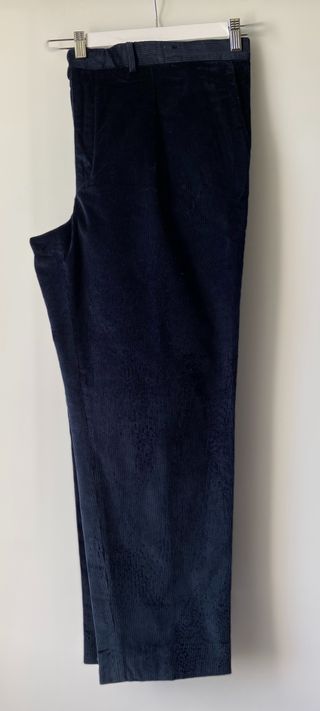 Pantalón de pana Dustin hombre talla 56 azul