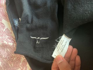 Jersey negro lana Armani