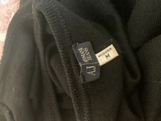 Jersey negro lana Armani