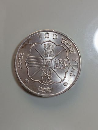 100 pesetas año 1966*68. Plata