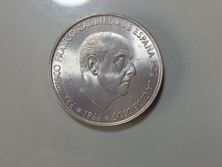 100 pesetas año 1966*68. Plata