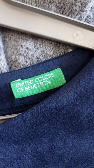 Jersey azul marino antelina Benetton