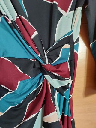 Vestido estampado multicolor