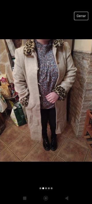 Abrigo de pelo mujer