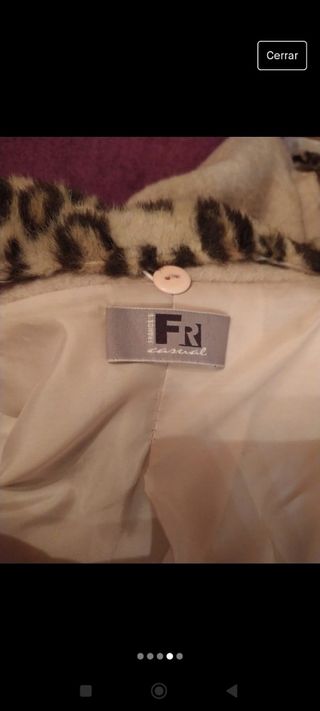 Abrigo de pelo mujer