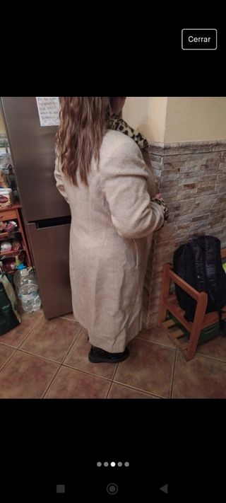 Abrigo de pelo mujer