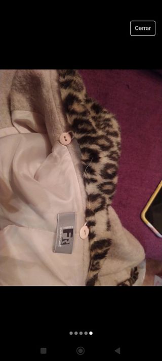 Abrigo de pelo mujer