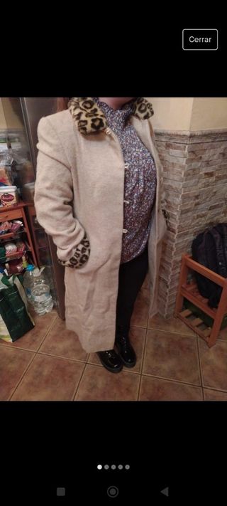 Abrigo de pelo mujer