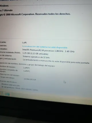 Portátil Fujitsu Amilo