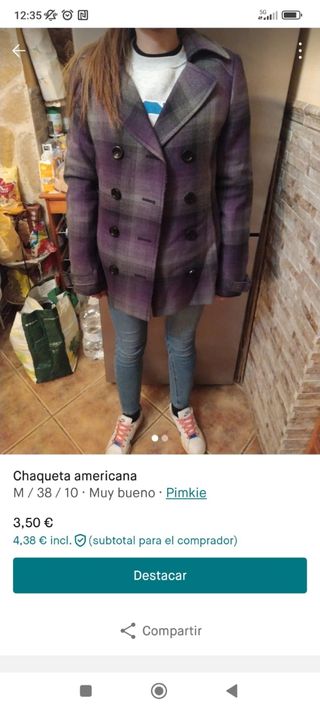 Chaqueta americana mujer