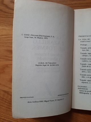 LA VIDA DE LAZARILLO DE TORMES