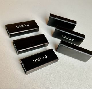 6 Conectores USB 3.0 hembra-hembra 